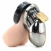 CB-X CB-6000S Chrome 35 mm Secure Polycarbonate Chastity System