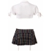 Cottelli Collection Schoolgirl Costume Set - Classic Plaid Design, Size S/M