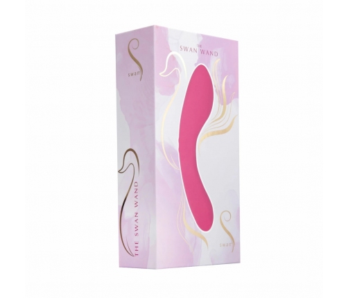 Swan Wand Intimate Massager Pink - Dual Motor, Waterproof, USB Rechargeable