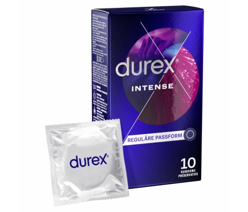 Durex Intense Orgasmic Sensation Condoms 10-Pack with Stimulating Texture