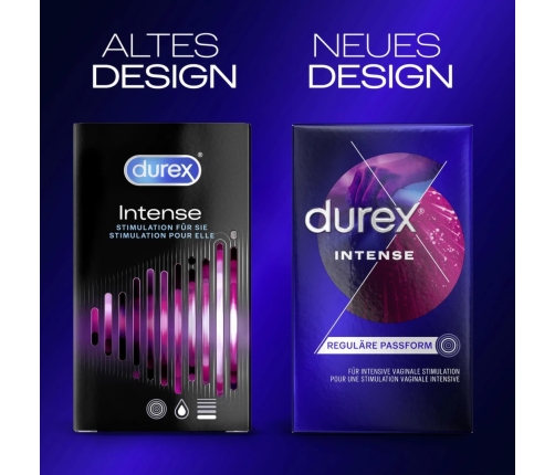 Durex Intense Orgasmic Sensation Condoms 10-Pack with Stimulating Texture