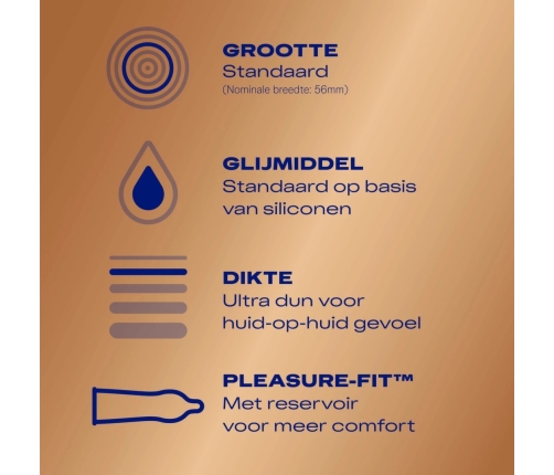 Durex Nude Ultra Thin Condoms 20pcs - Natural Sensation, Easy-On Fit