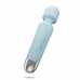 EasyToys Mini Wand Vibrator Blue - 18 Modes, USB Rechargeable, Silicone