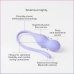Perifit Care+ Dynamic Pelvic Floor Trainer Lilac - Smart App-Controlled System