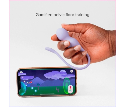 Perifit Care+ Dynamic Pelvic Floor Trainer Lilac - Smart App-Controlled System