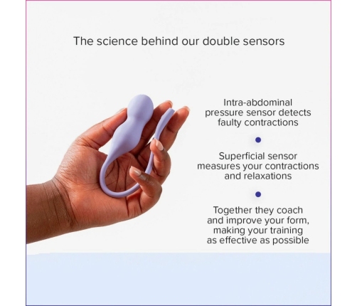 Perifit Care+ Dynamic Pelvic Floor Trainer Lilac - Smart App-Controlled System