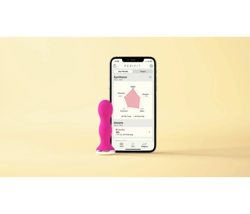 Perifit Care Original Pelvic Floor Trainer Bluetooth App-Controlled Pink