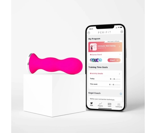 Perifit Care Original Pelvic Floor Trainer Bluetooth App-Controlled Pink