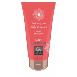 Love Lubricant Edible Żel nawilżający Truskawkowy 100 ml