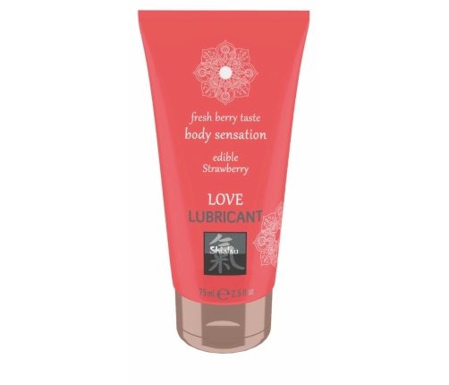 Love Lubricant Edible Żel nawilżający Truskawkowy 100 ml