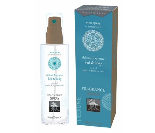 HOT Pheromone Bed & Body Spray for Men Amber & Japanese Mint 50ml