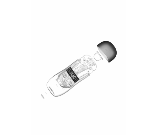 Sauce Black Pepper Advanced Intimate Machine Cup, CyberSkin TPE, 20-28mm