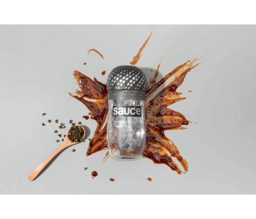 Sauce Black Pepper Advanced Intimate Machine Cup, CyberSkin TPE, 20-28mm
