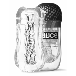 Sauce Black Pepper Advanced Intimate Machine Cup, CyberSkin TPE, 20-28mm