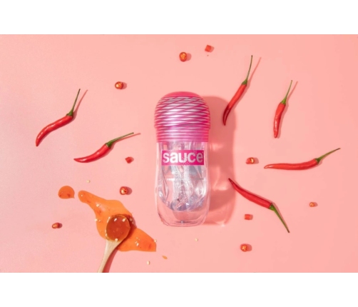 SAUCE Hot Sauce Cup Intimate Machine CyberSkin TPE, Silent, 15-25mm