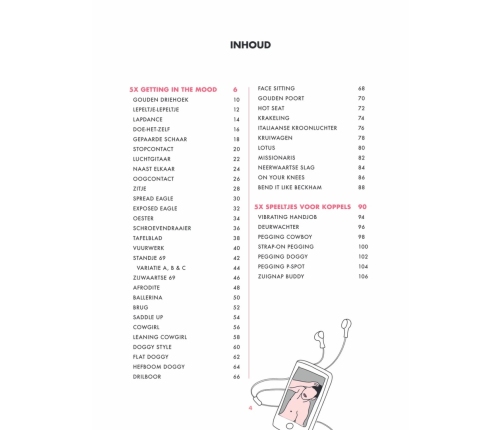 Boekenkast Kamasutra Bucketlist Book - 75 Illustrated Position Ideas, Dutch Edition