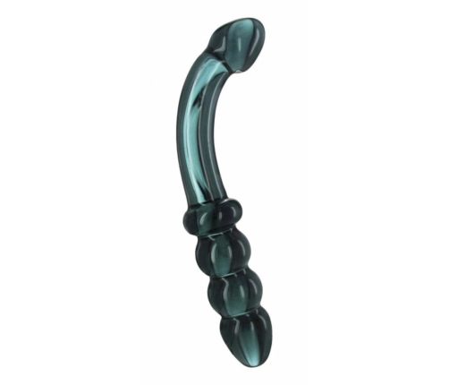 Hamsa Dual-Ended Glass Intimate Massager Smoky Jade Large