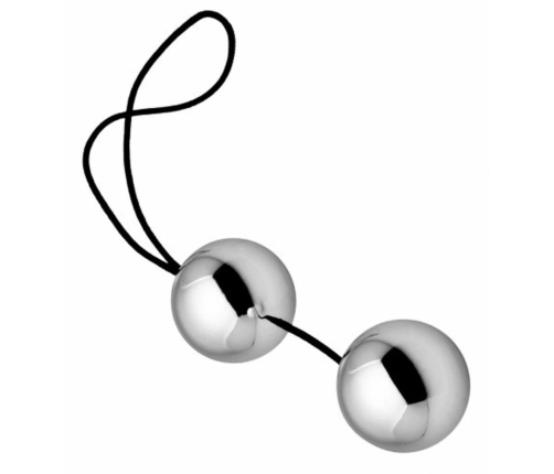 XR Brands Sterling Grey Kegel Training Balls Silicone Waterproof