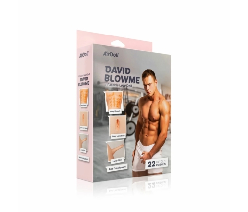AirDoll David Life-Size Model with Inflatable Intimate System 22cm