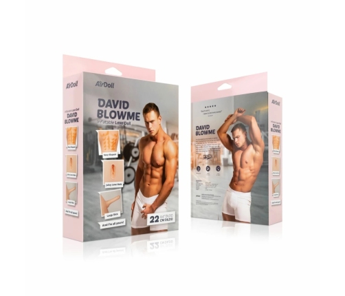AirDoll David Life-Size Model with Inflatable Intimate System 22cm