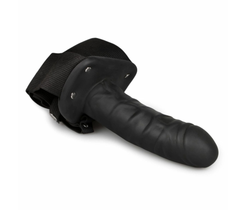Size Matters Hollow Silicone Support System - Adjustable, Black, 15 cm