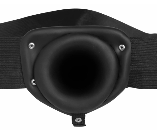 Size Matters Hollow Silicone Support System - Adjustable, Black, 15 cm