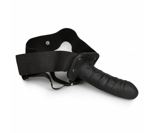 Size Matters Hollow Silicone Support System - Adjustable, Black, 15 cm