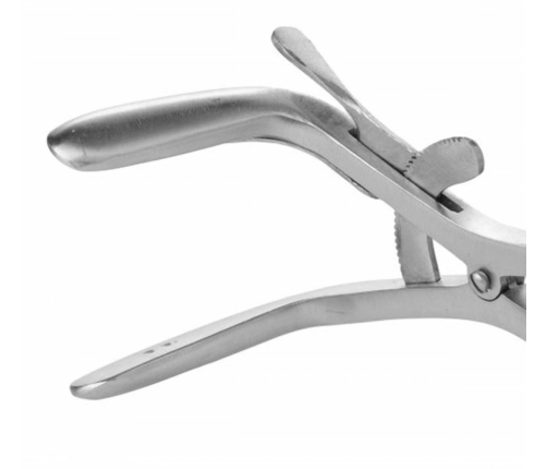 XR Brands Jennings Black Rubber-Coated Medical Mouth Opener 8