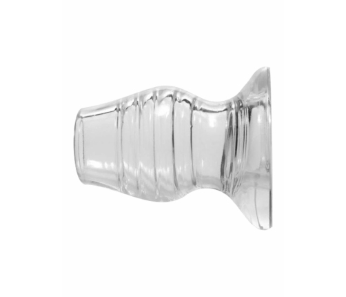 XR Brands Cock Dock Clear Hollow Tunnel Plug 11cm TPE