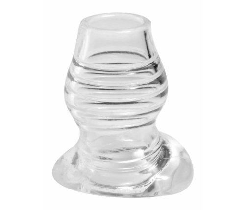 XR Brands Cock Dock Clear Hollow Tunnel Plug 11cm TPE