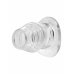 XR Brands Cock Dock Clear Hollow Tunnel Plug 11cm TPE