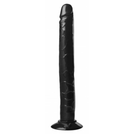 XR Brands Tower Intimate Column Black 32cm TPR with Suction Base