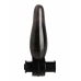 XR Brands Bum Tickler Mini Black Vibrating Anal Plug 6.5cm TPR