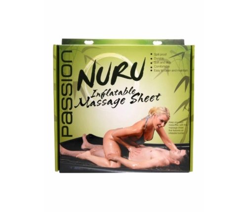 XR Brands Nuru Inflatable Vinyl Massage Sheet 200x170x14 cm Black