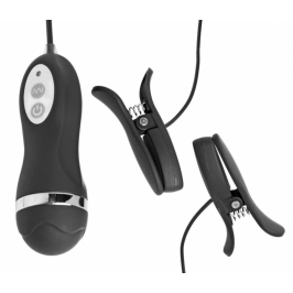 XR Brands Power Pinchers Adjustable Vibrating Clamp System Black