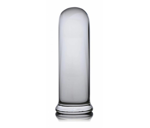 XR Brands Pillar Glass Cylinder Plug Large - Durable Clear Design