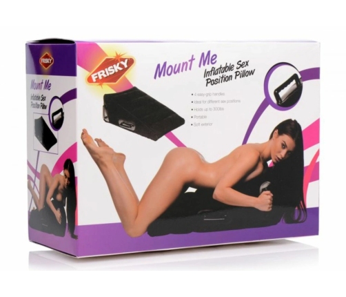 XR Brands Mount Me Inflatable Positioning Support Pillow with Handles