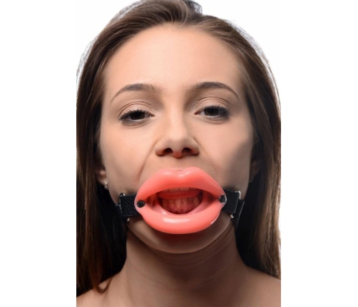 Master Series Silicone Adjustable Oral Training Gag Black