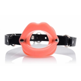 Master Series Silicone Adjustable Oral Training Gag Black