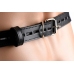 Master Series Spiked Leather Jockstrap with Adjustable Straps, Black