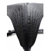 Master Series Spiked Leather Jockstrap with Adjustable Straps, Black