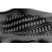 XR Brands Pleasure Poker Multi-Texture Intimate Glove, Black, Universal Size