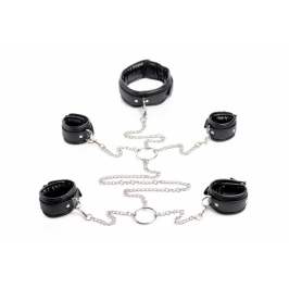 Master Series Restriction Collar & Cuff System Adjustable Steel Chains