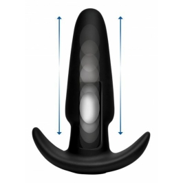XR Brands Thump-It Silicone Plug Medium with Remote & Kinetic System