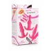 XR Brands Thrill Trio Anal Plug Set 3-Piece Vibrating Pink Waterproof