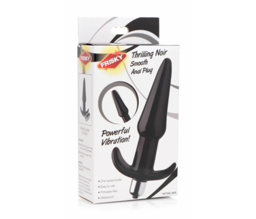 Blush Novelties Luxe Vibra Plug Black Flexible Waterproof Medium