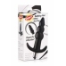 Bubbly Vibrating Plug Black - Multi-Speed, Waterproof, Ribbed Design