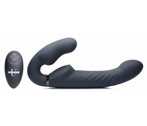 Swirl Black Wireless Strapless Intimate System with Inflatable Ball