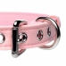 Golden Kitty Adjustable Pink Collar with Bow & Bell - Vegan Material
