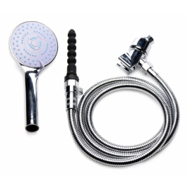 CleanStream Deluxe Intimate Hygiene Set 5-Mode, 144 cm Hose, Silver